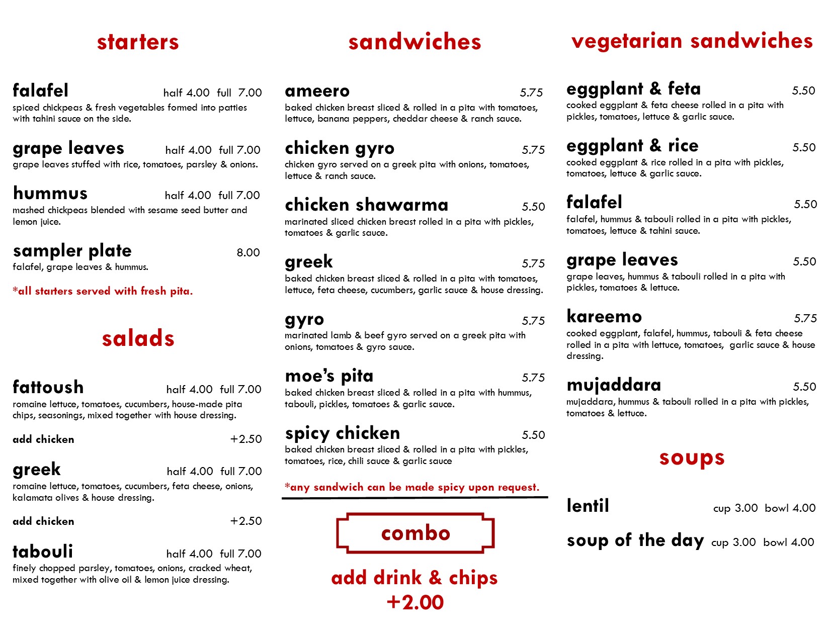 PITA KING 30 Photos & 60 Reviews Mediterranean 2412 E Stadium